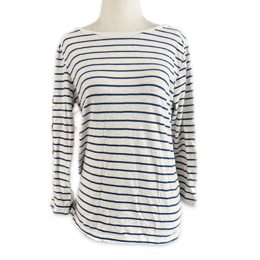 Pink Tartan 100% Cotton Striped Top